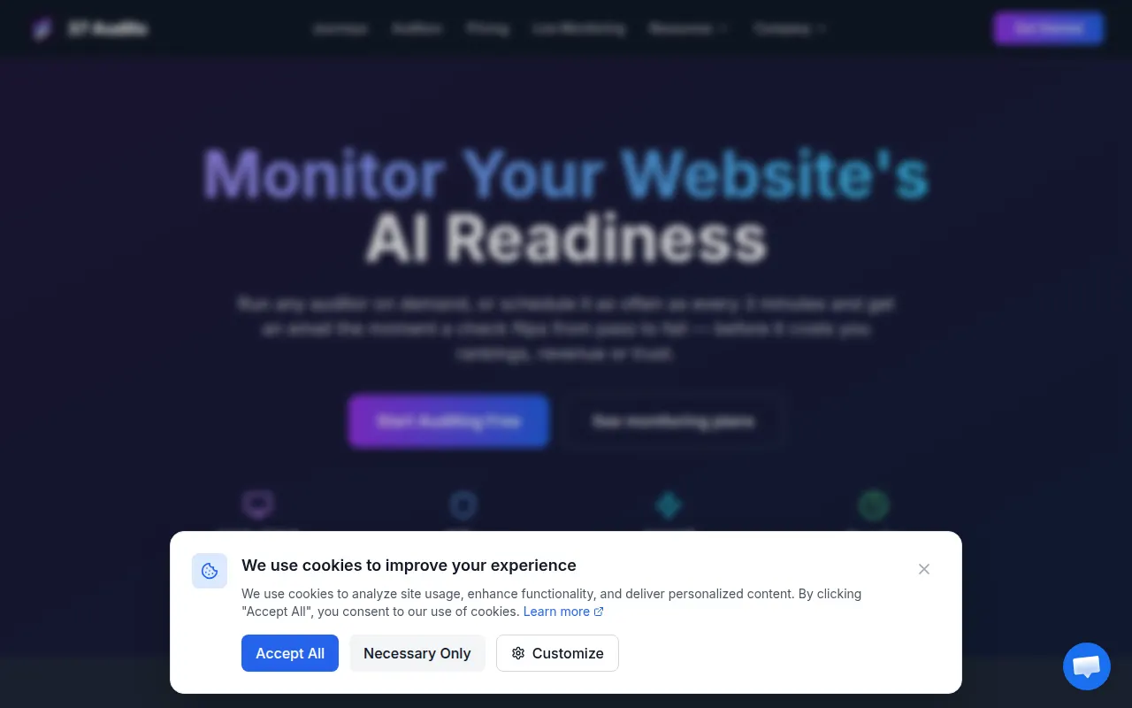 Homepage of 37audits.com