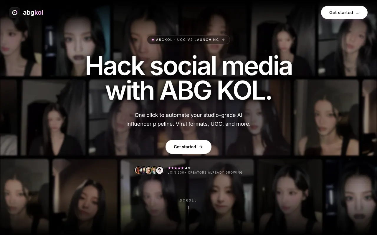 Homepage of abgkol.com
