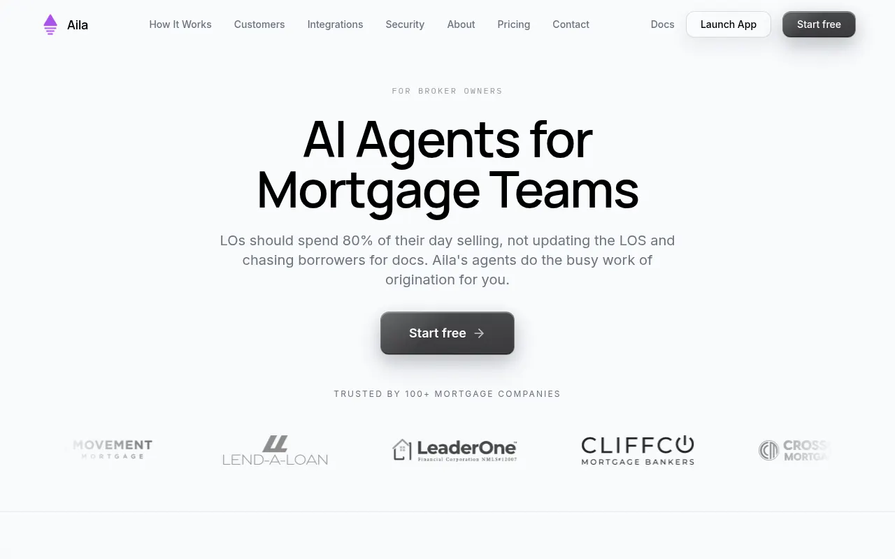 Homepage of aila.fyi