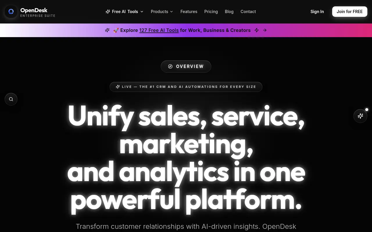 Homepage of aiwork.business
