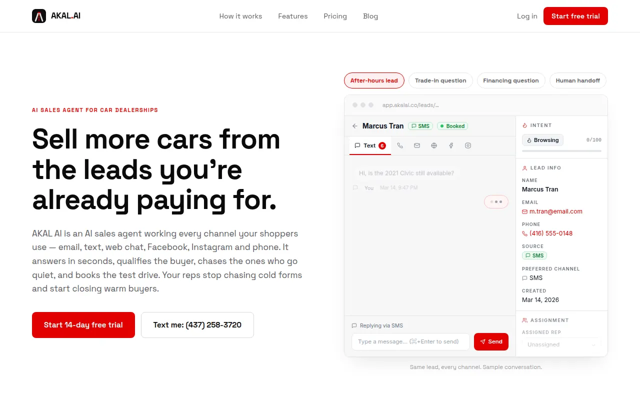 Homepage of akalai.co