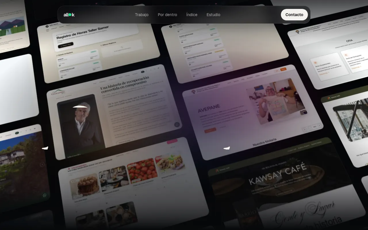Homepage of allok.fun