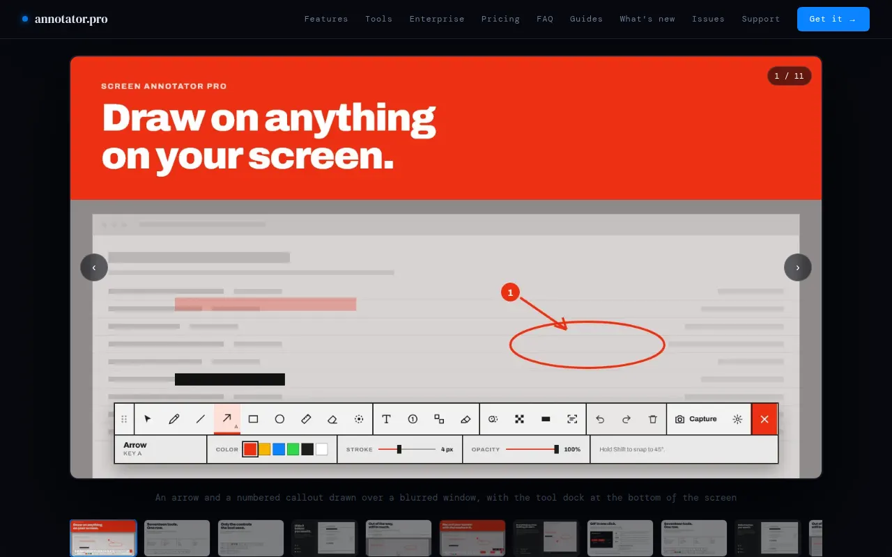 Homepage of annotator.pro