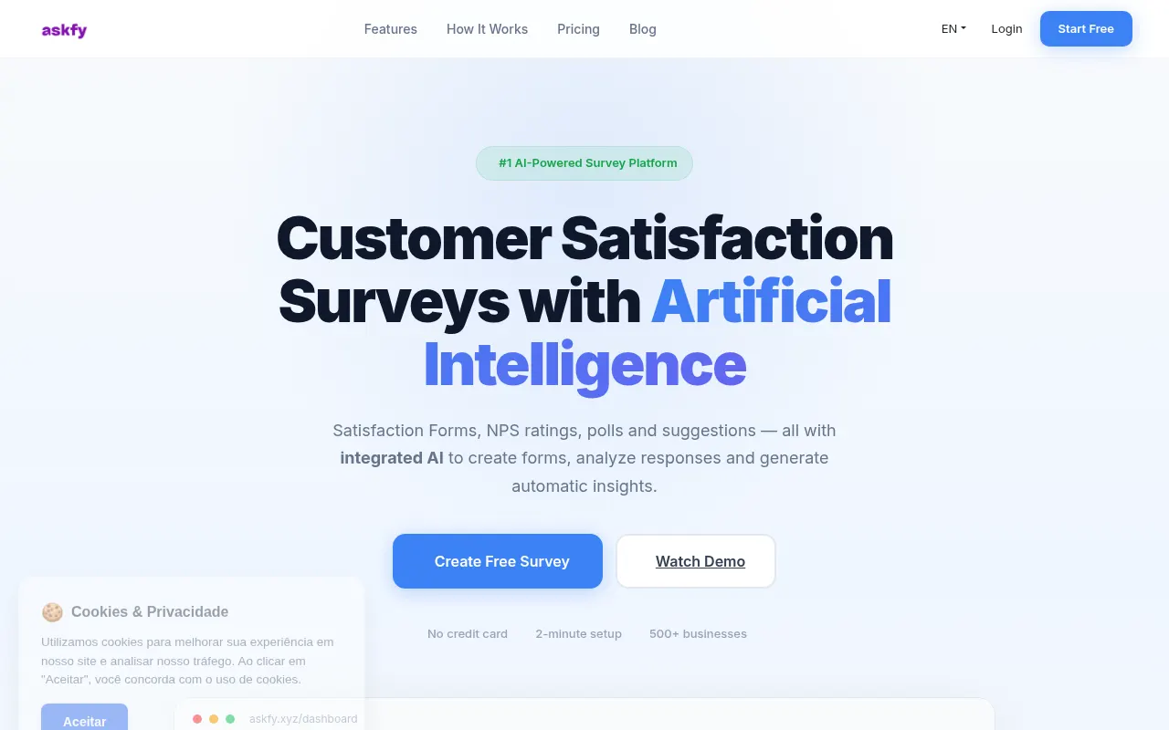 Homepage of askfy.xyz