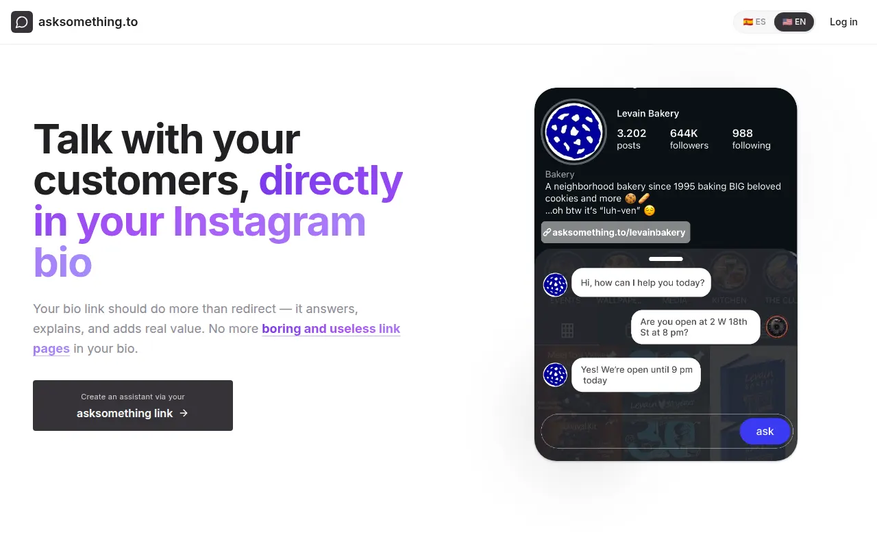 Homepage of asksomething.to