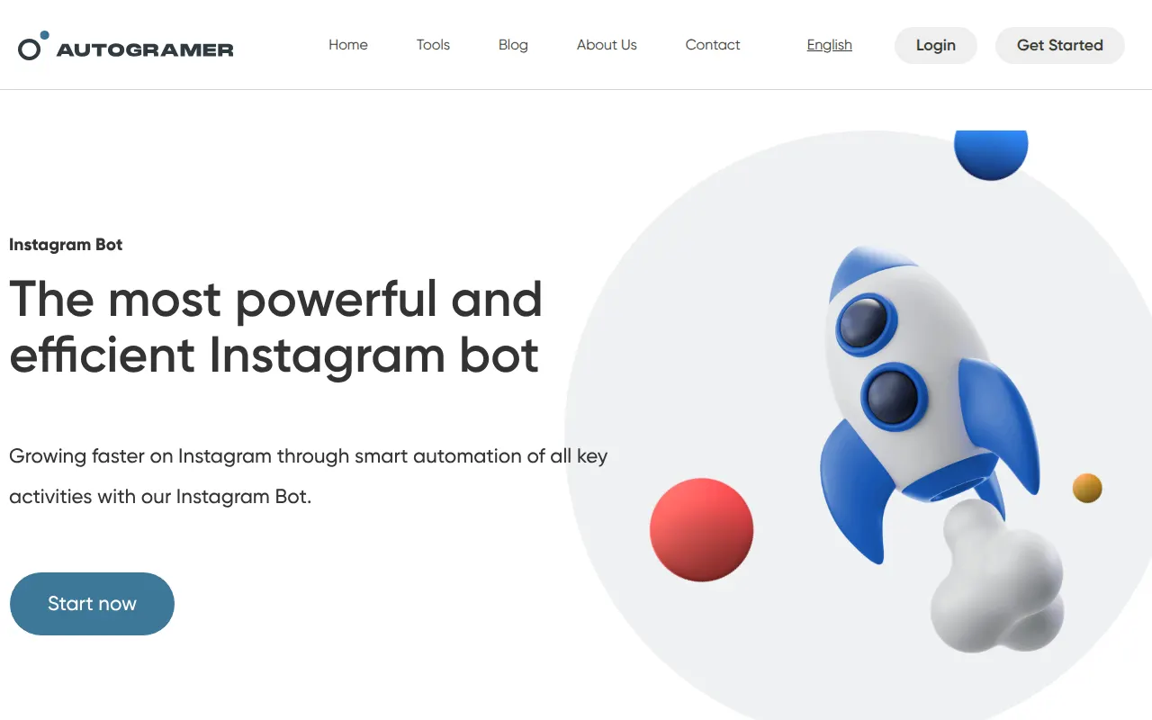 Homepage of autogramer.com