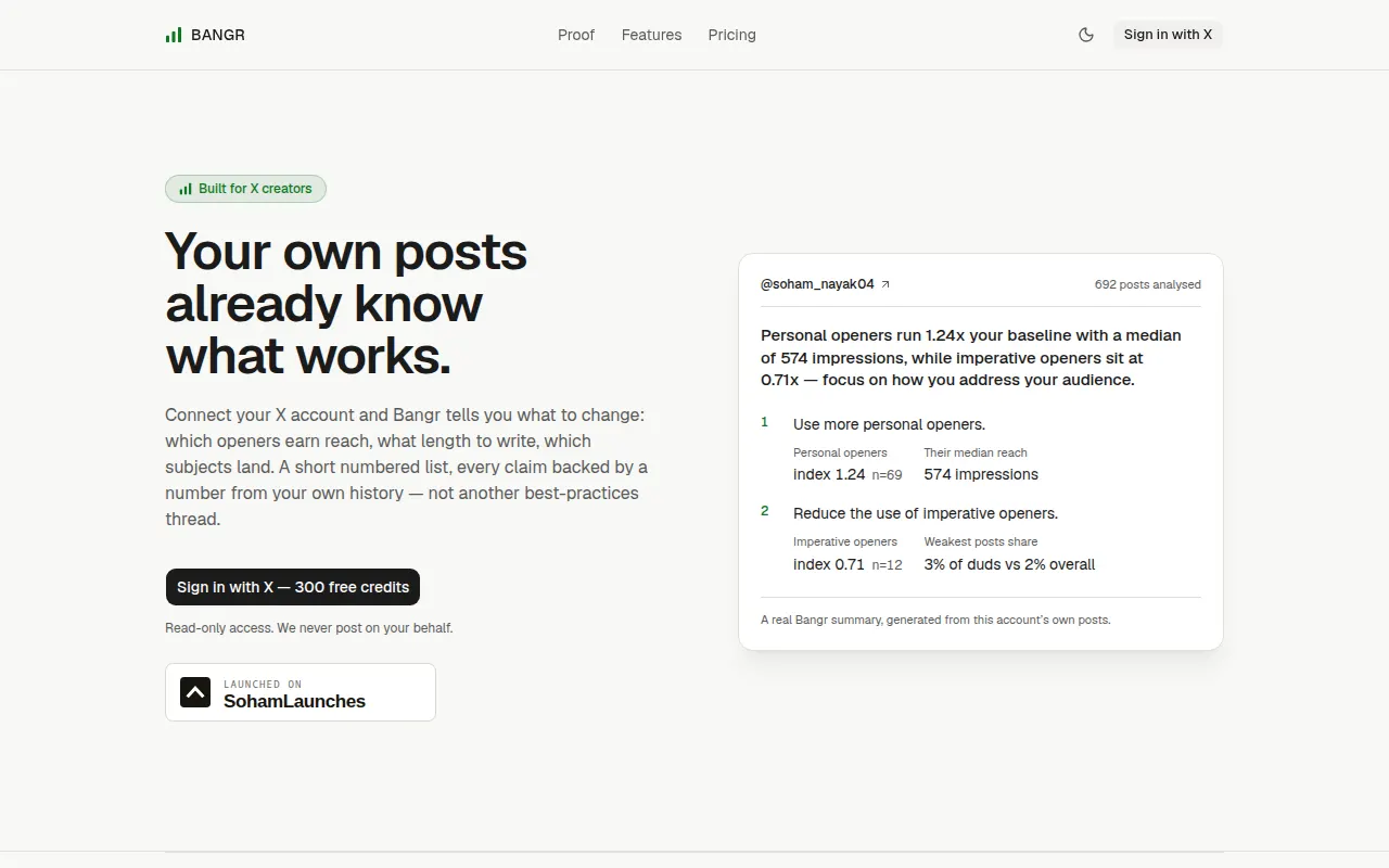 Homepage of bangr.site