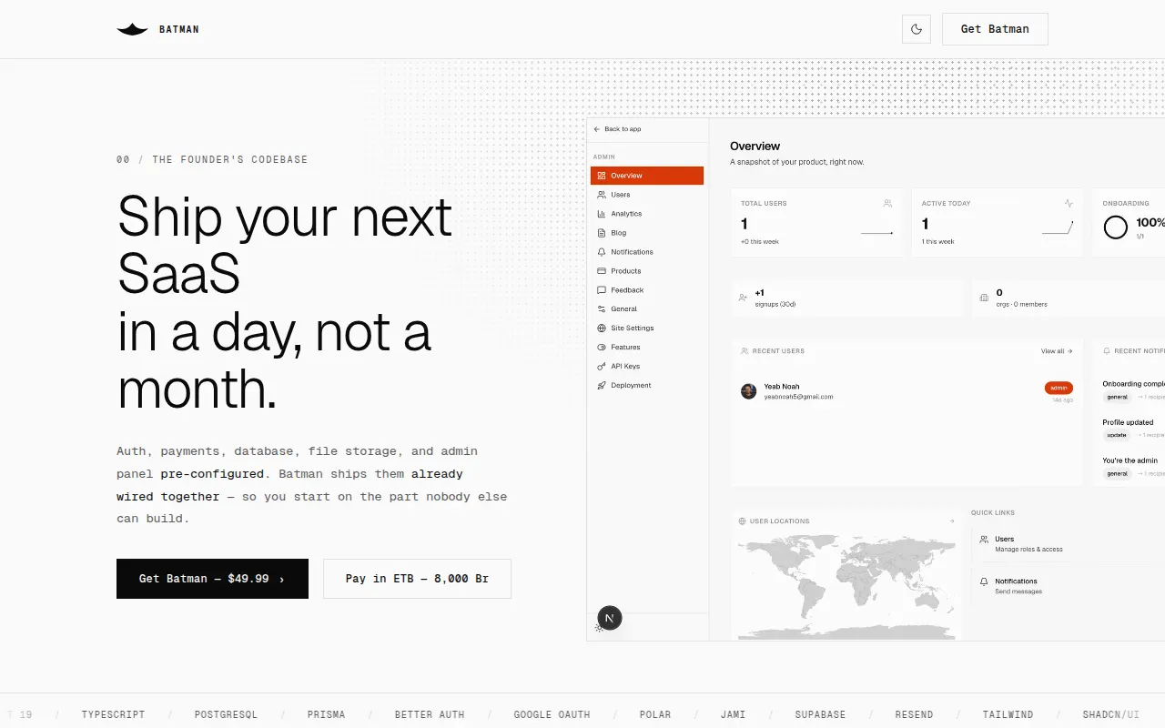 Homepage of batman.roggy.site