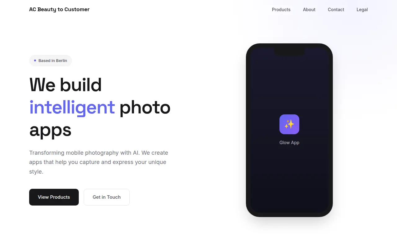 Homepage of beauty2customer.com