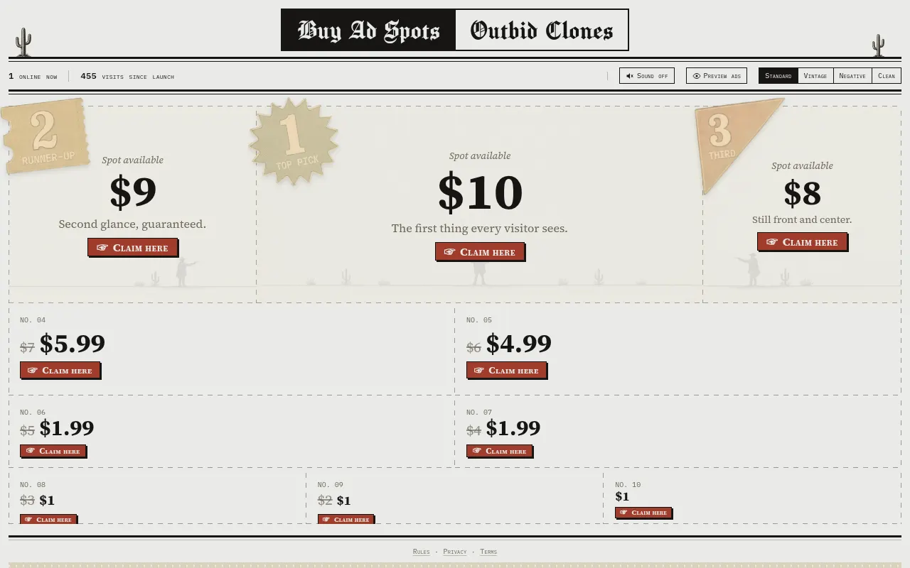 Homepage of bidtothe.top