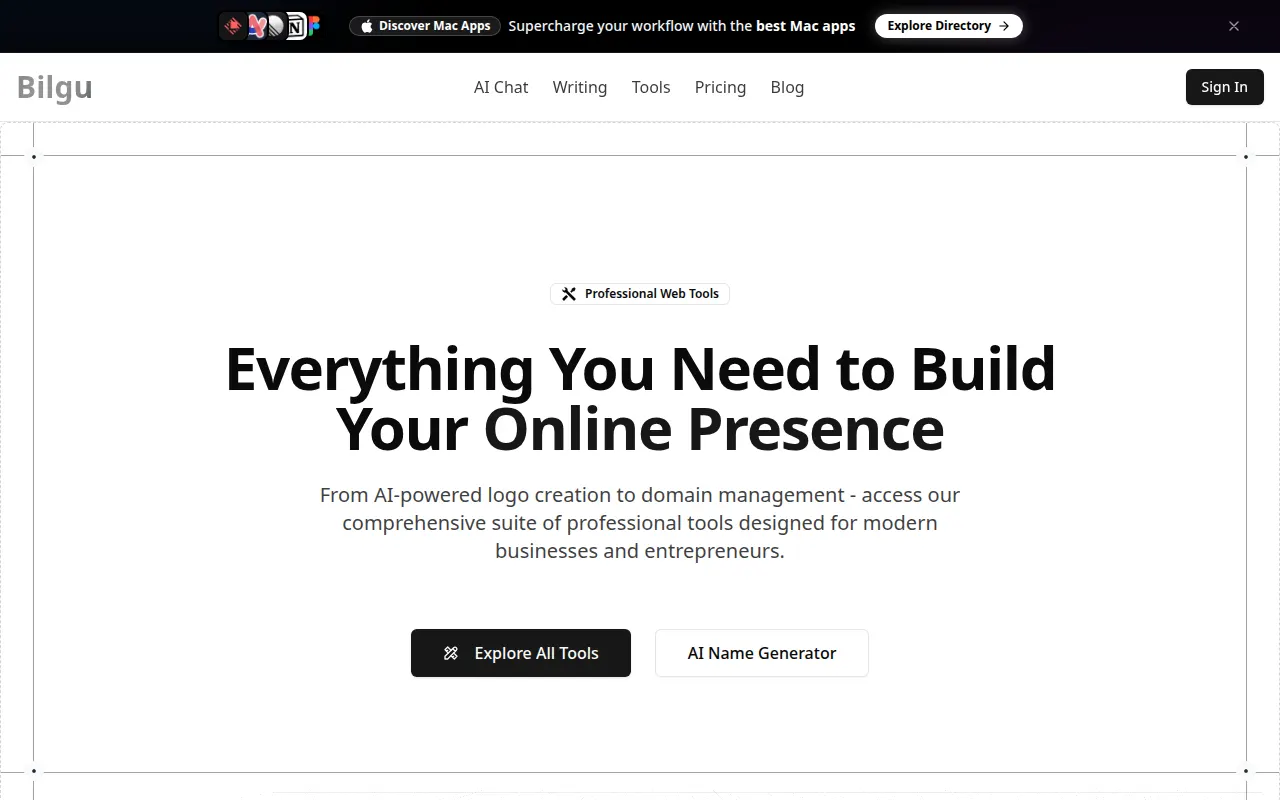 Homepage of bilgu.com