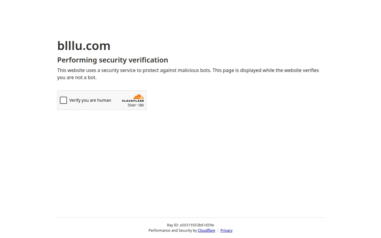 Homepage of blllu.com