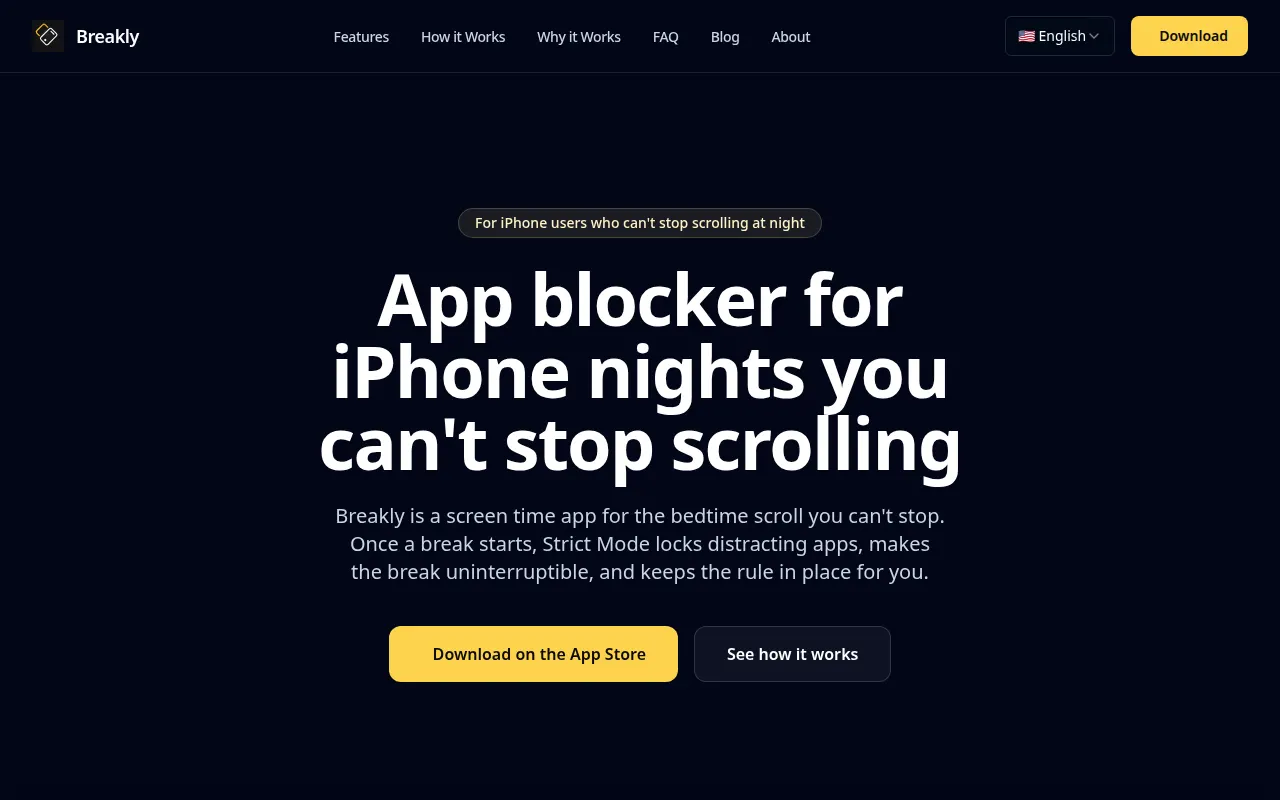 Homepage of breakly.top