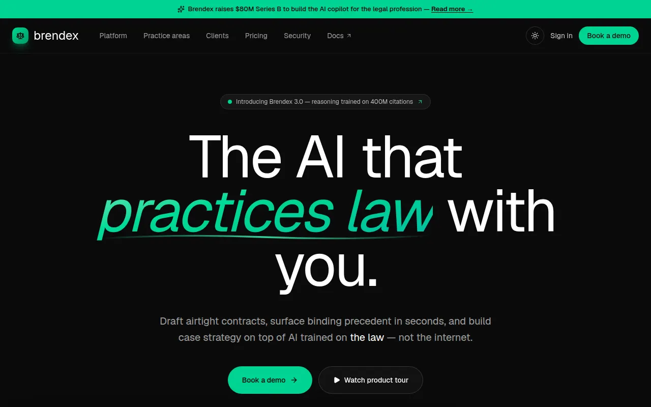 Homepage of brendex.xyz