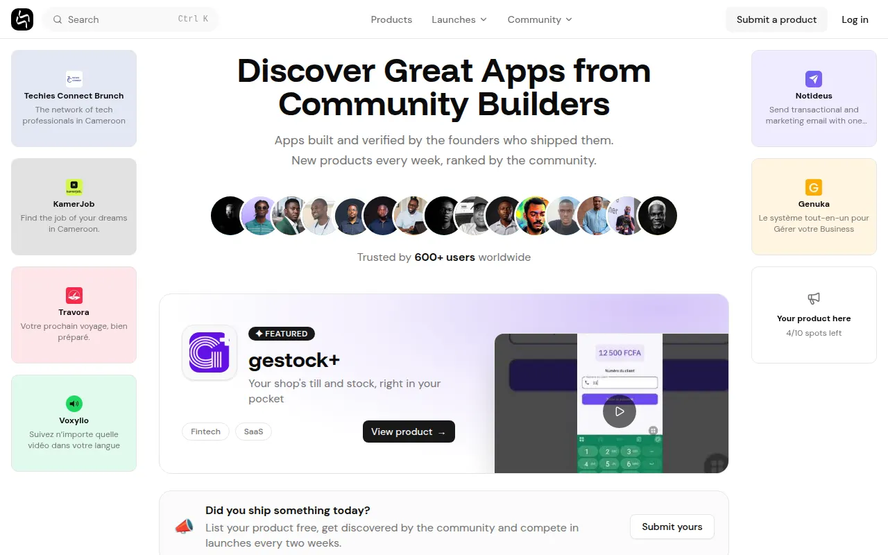 Homepage of builderswave.com