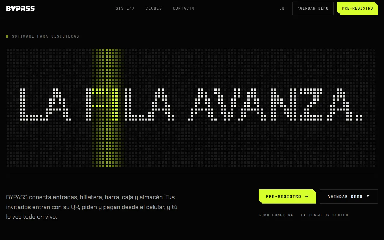 Homepage of bypass.bar