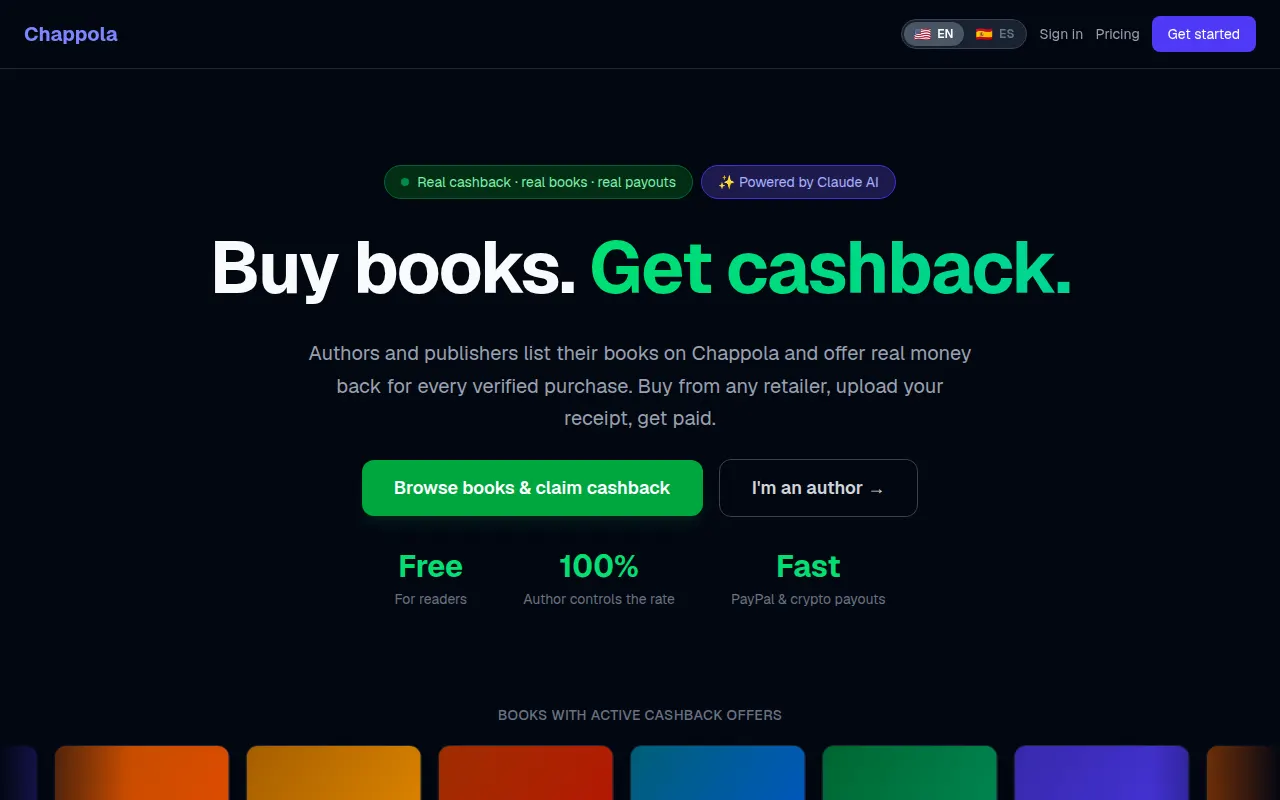 Homepage of chappola.com