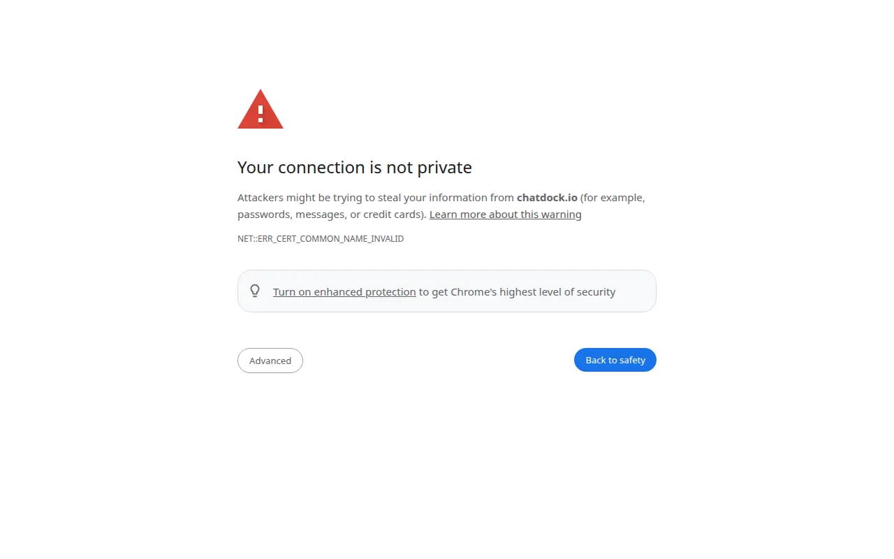 Homepage of chatdock.io
