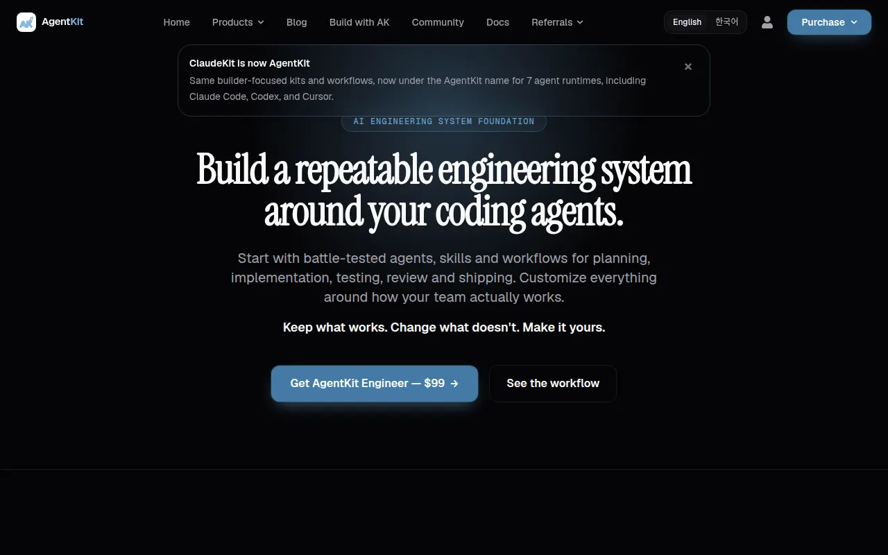 Homepage of claudekit.cc