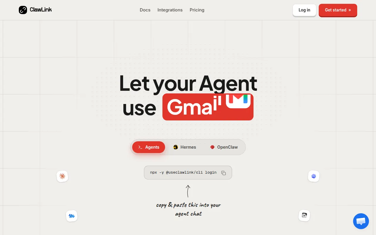 Homepage of claw-link.dev