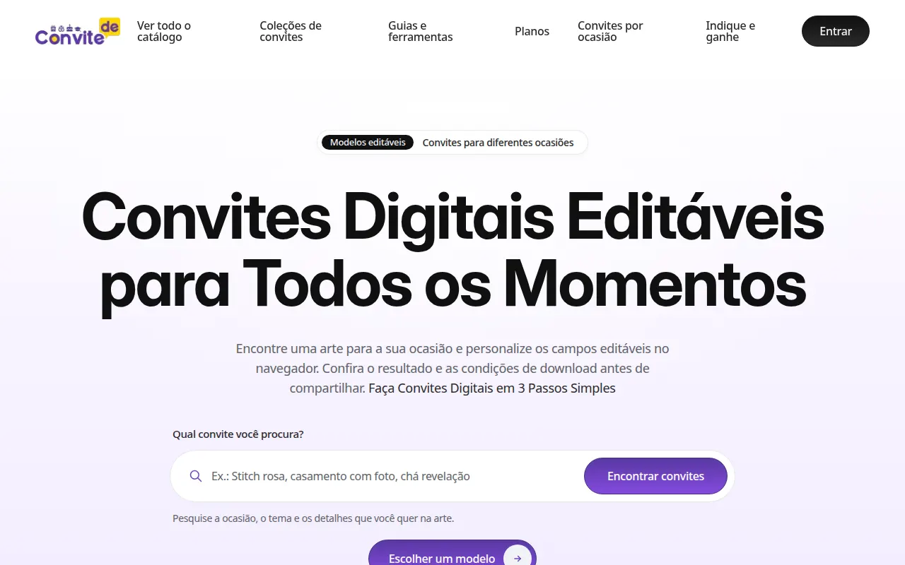 Homepage of convitede.com