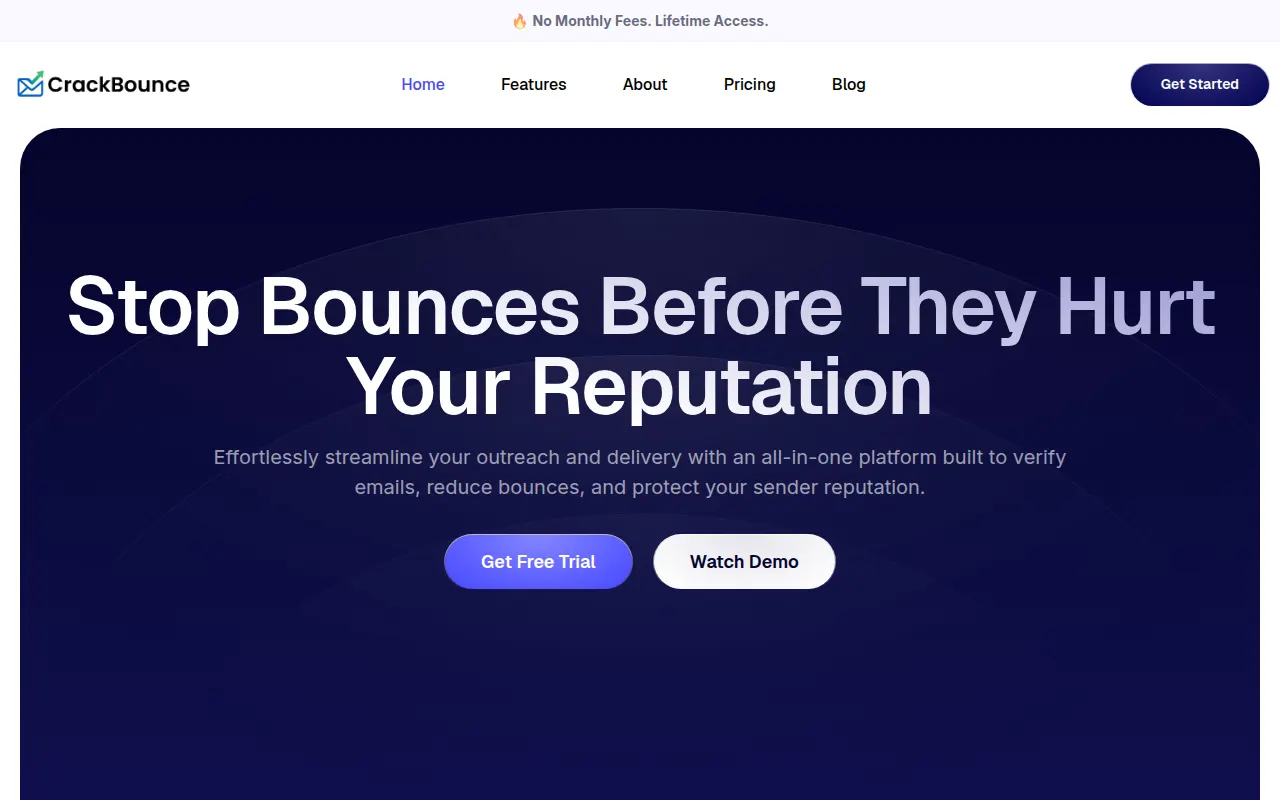 Homepage of crackbounce.com