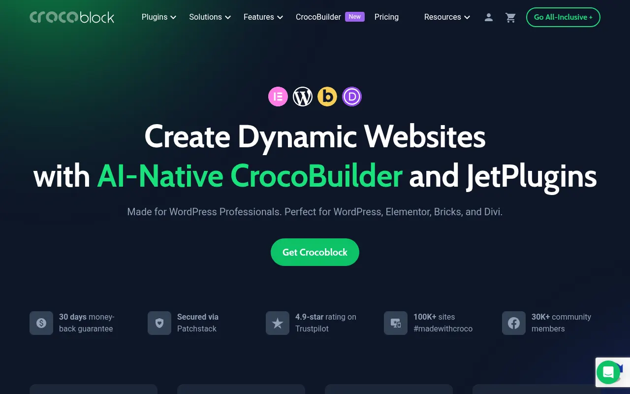 Homepage of crocoblock.com