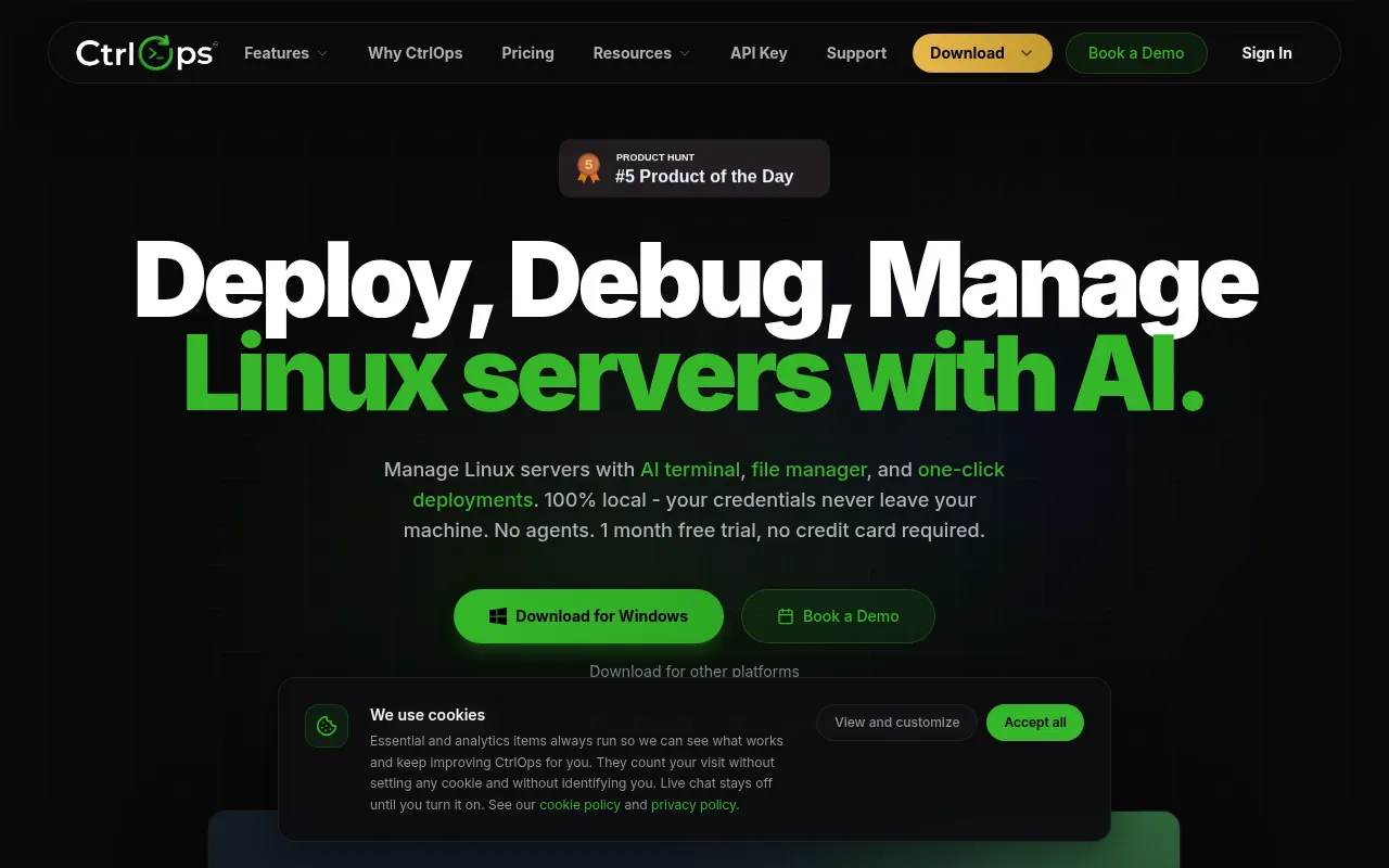 Homepage of ctrlops.io