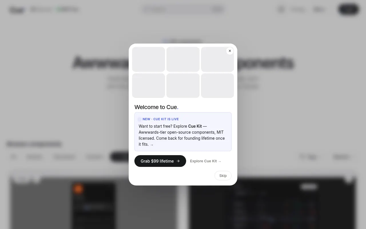 Homepage of cuedesign.space