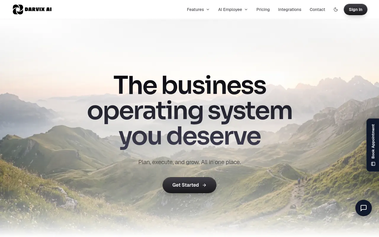 Homepage of darvixai.com