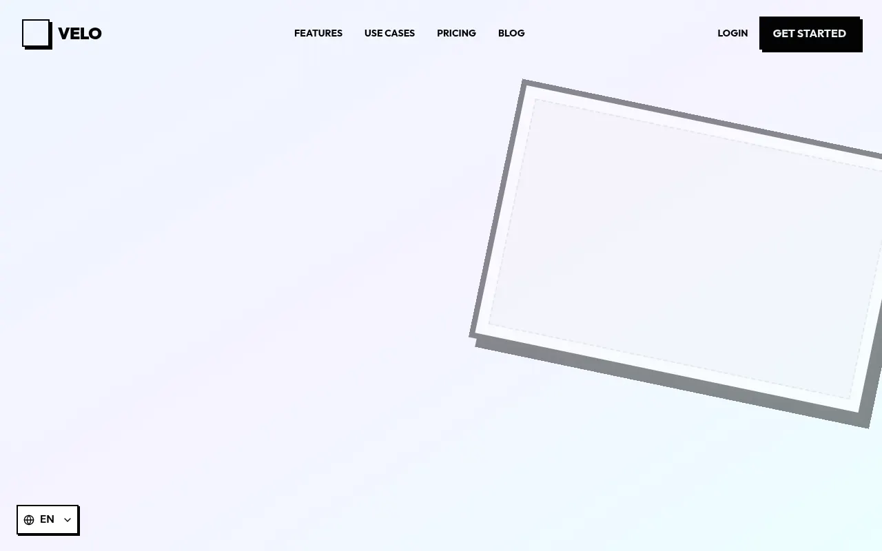 Homepage of dash-velo.com