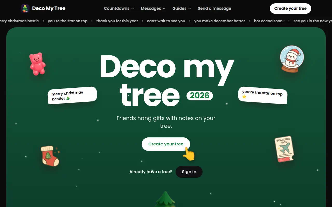 Homepage of decomytree.link