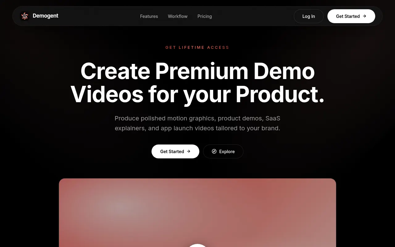 Homepage of demogent.com