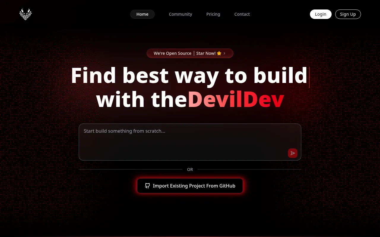 Homepage of devildev.com