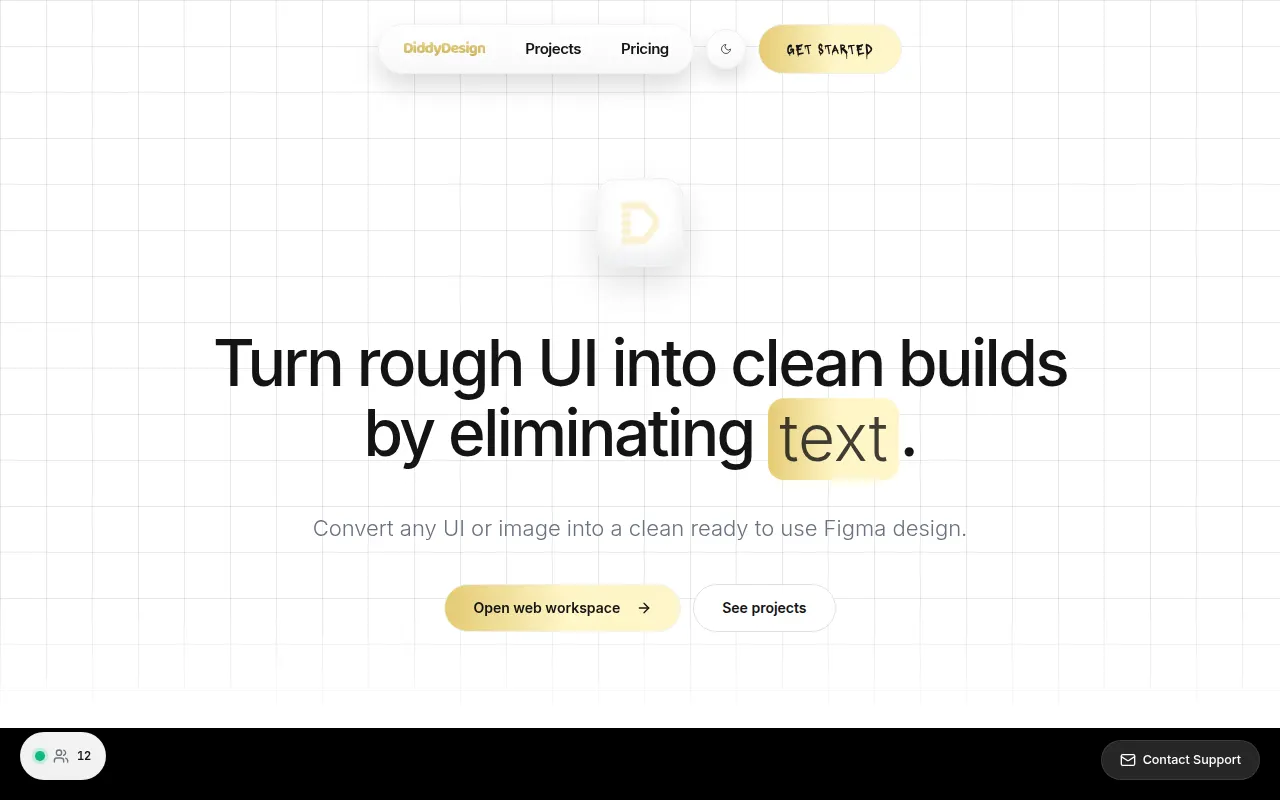 Homepage of diddydesign.com