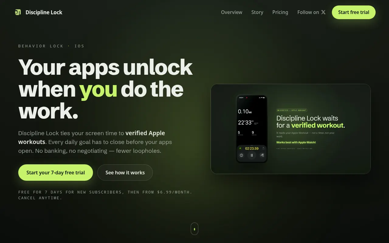 Homepage of disciplinelock.com