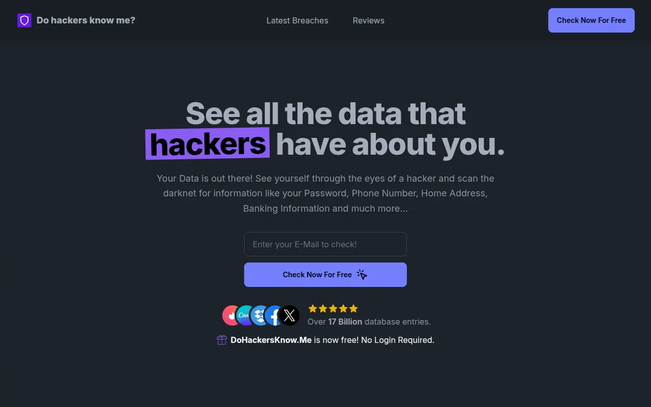 Homepage of dohackersknow.me