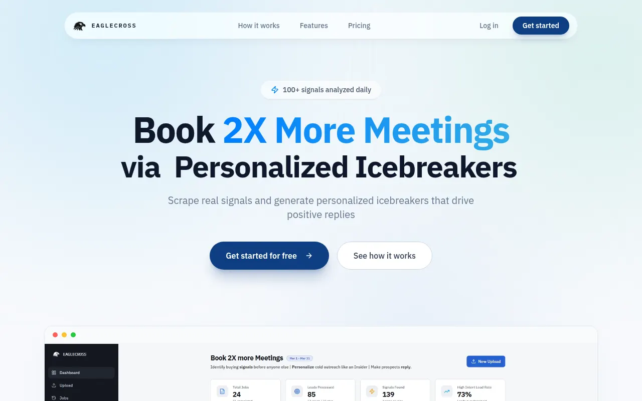 Homepage of eaglecross.xyz
