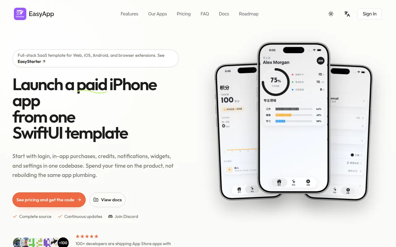 Homepage of easyapp.site