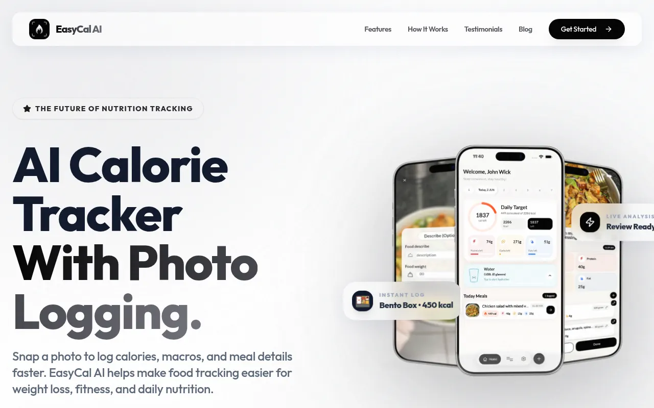 Homepage of easycalai.app