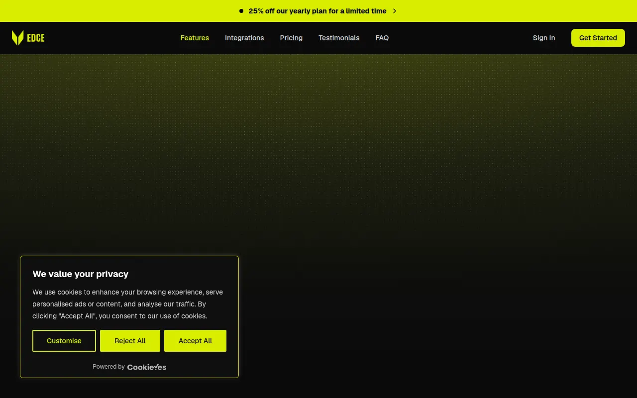 Homepage of edge.chartnomads.com
