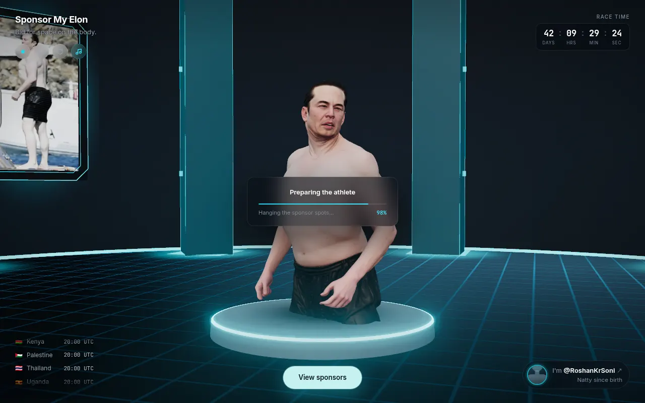 Homepage of elon-meme.onbid.lol
