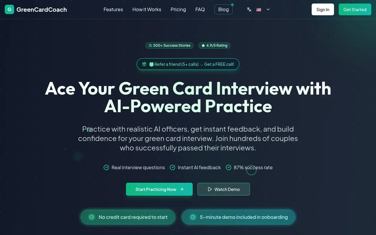 Homepage of gcardcoach.com