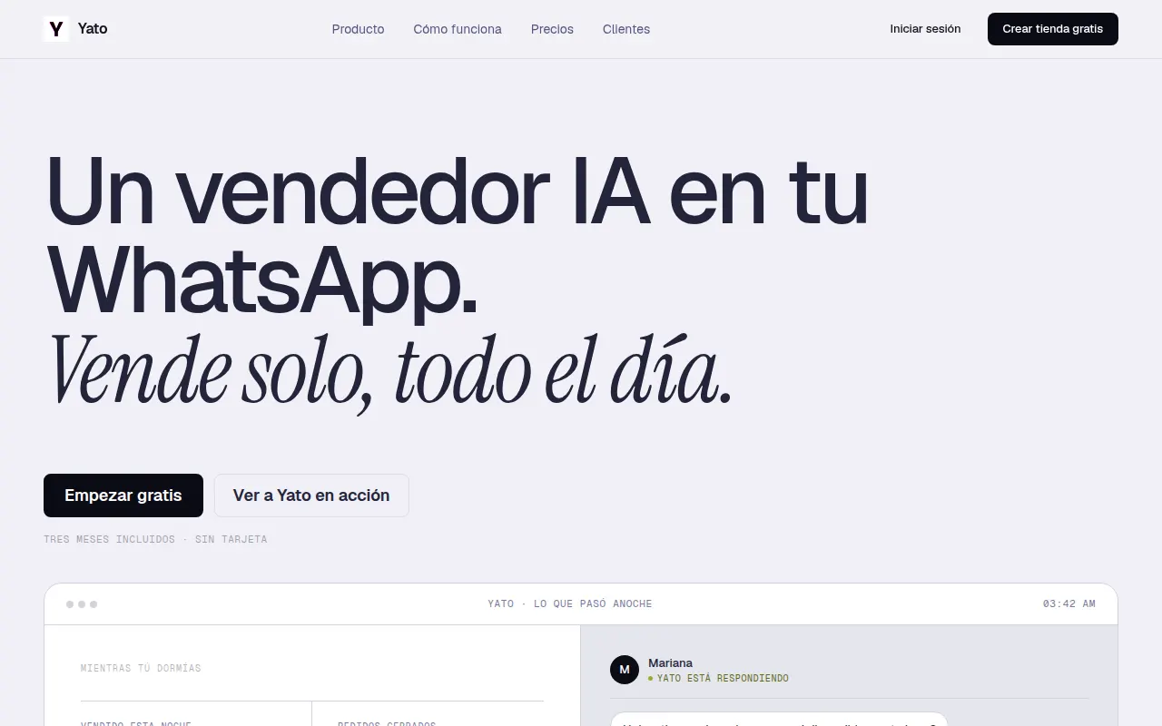 Homepage of getyato.com